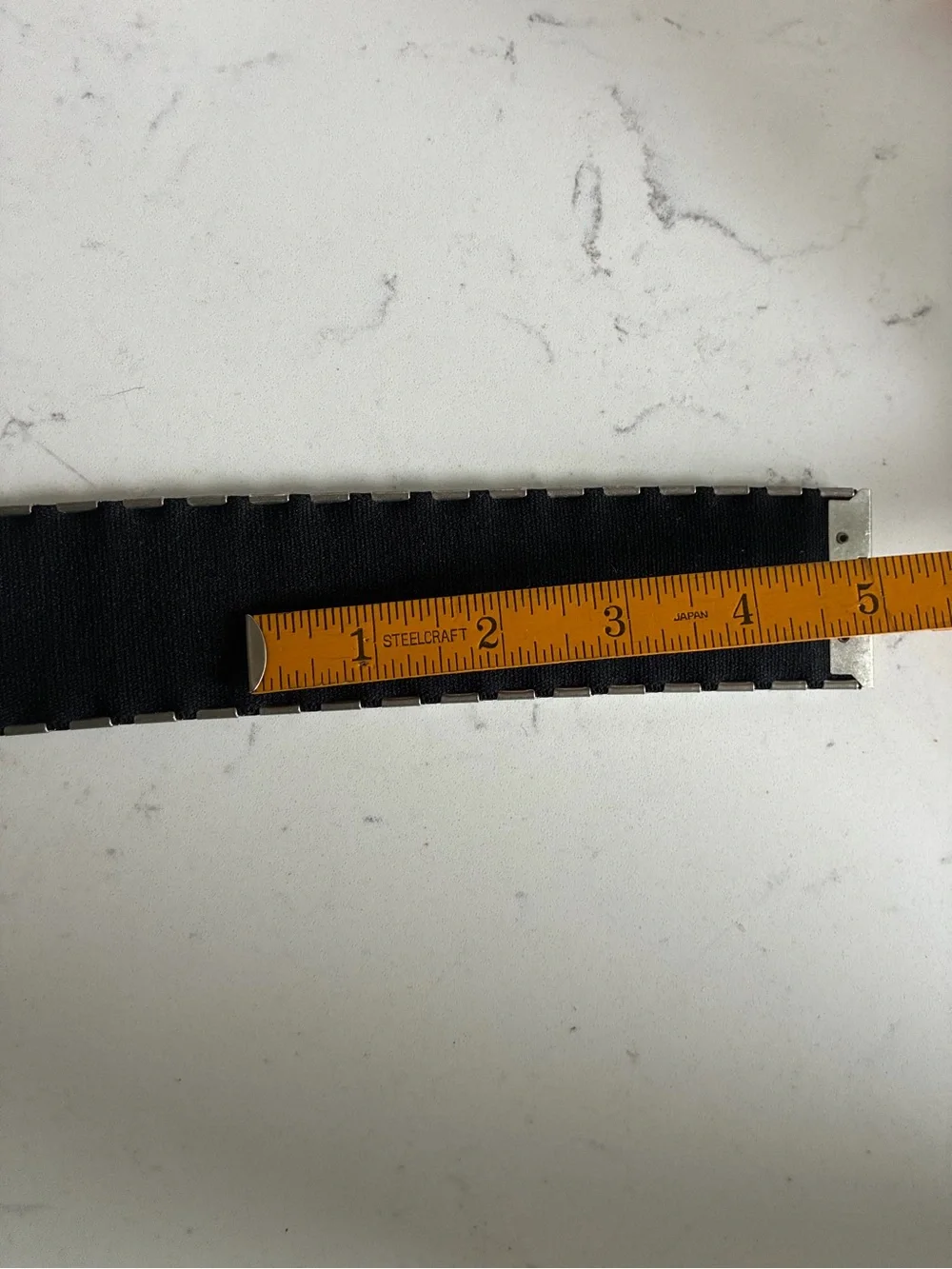 Vintage-Inspired Black Cameo Stretch Belt with Silver Filigree